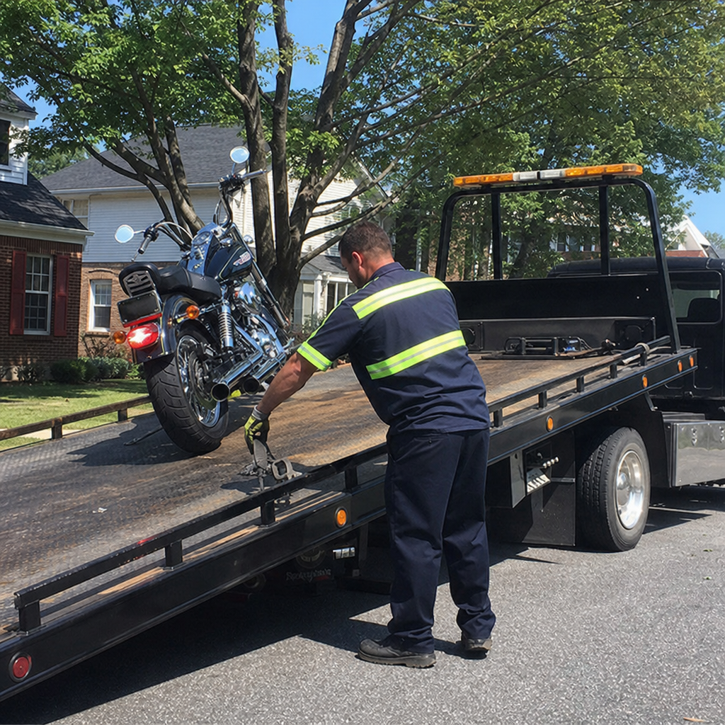 Motorcycle Towing in Greensboro